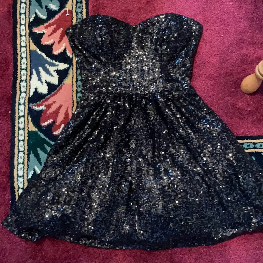 Black cocktail dress